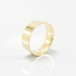 Aliança de Casamento 7mm Semi Anatomica Ouro 18k (Unidade)