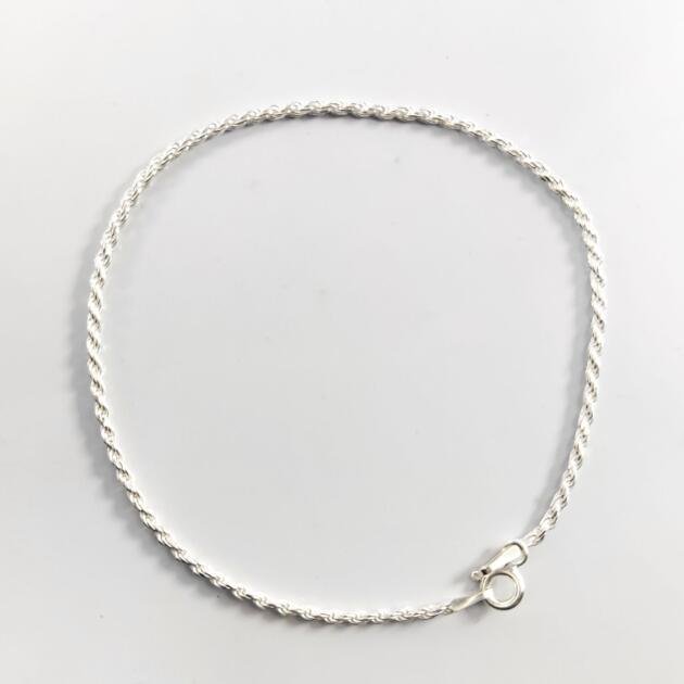 Pulseira Singapura em Prata