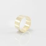 Aliança de Casamento 9mm Reta Lisa Ouro 18k (Unidade)