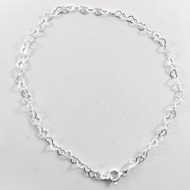 Pulseira Coração em Prata