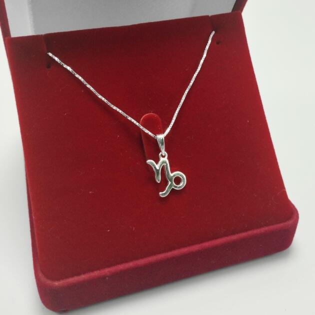 Colar Prata Signo Capricórnio