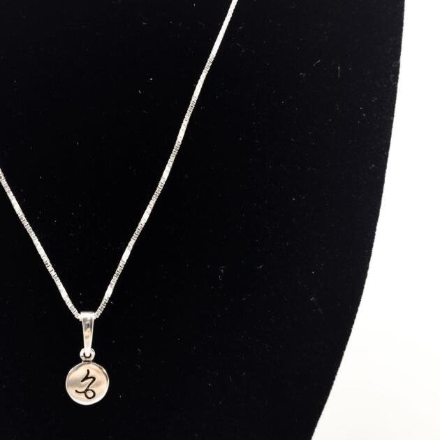 Colar Prata Signo Capricórnio 2