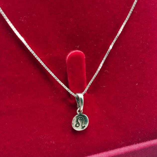 Colar Prata Signo Leão