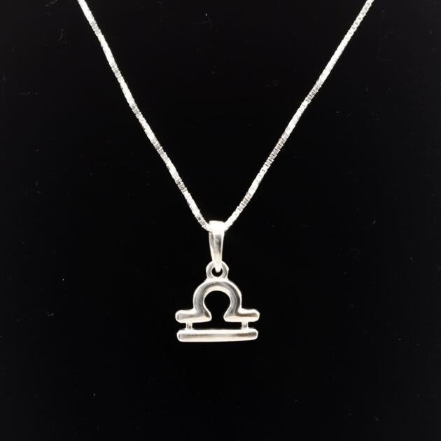 Colar Prata Signo Libra