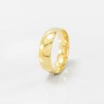 Aliança de Casamento 6mm Abaulada Semi Anatomica Ouro 18k (Unidade)