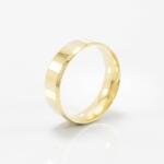 Aliança de Casamento 6mm Semi Anatomica Chanfrada Ouro 18k (Unidade)