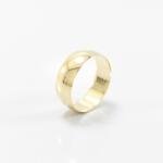 Aliança de Casamento 7mm Abaulada Reta Ouro 18k (Unidade)