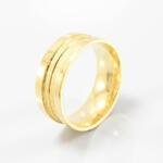 Aliança de Casamento 8mm Bulgari Ouro 18k (Unidade)