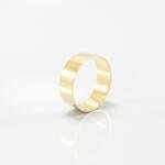 Aliança de Casamento 8mm Reta Ouro 18k (Unidade)