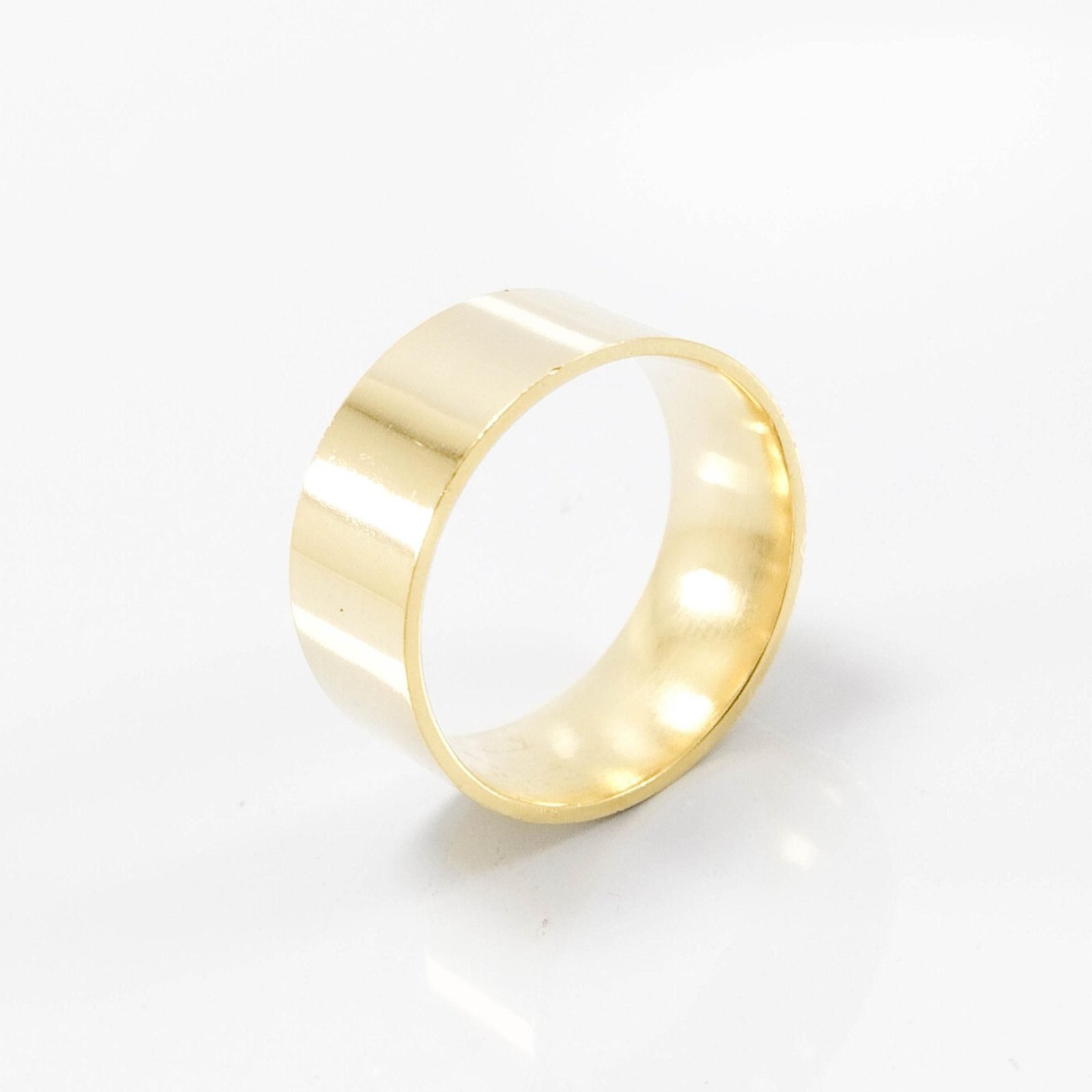 Aliança de Casamento 9mm Reta Ouro 18k (Unidade)