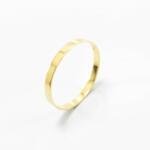 Aliança de Casamento 2mm Reta Lisa Ouro 18k (Unidade)