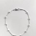 Pulseira Bolinha Veneziana em Prata
