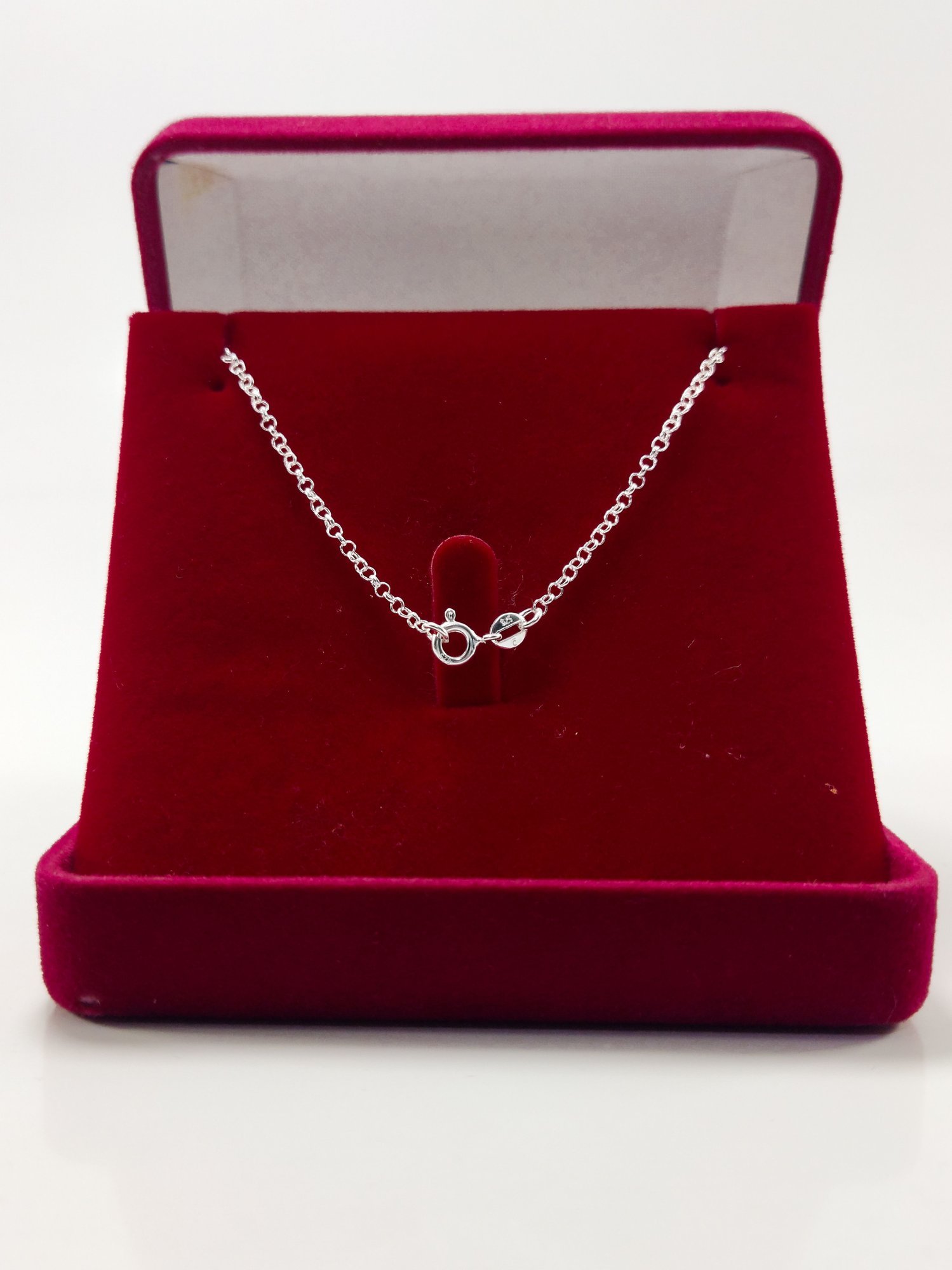 Pulseira Infinito com Pedras Vermelhas em Prata - Imagem 2