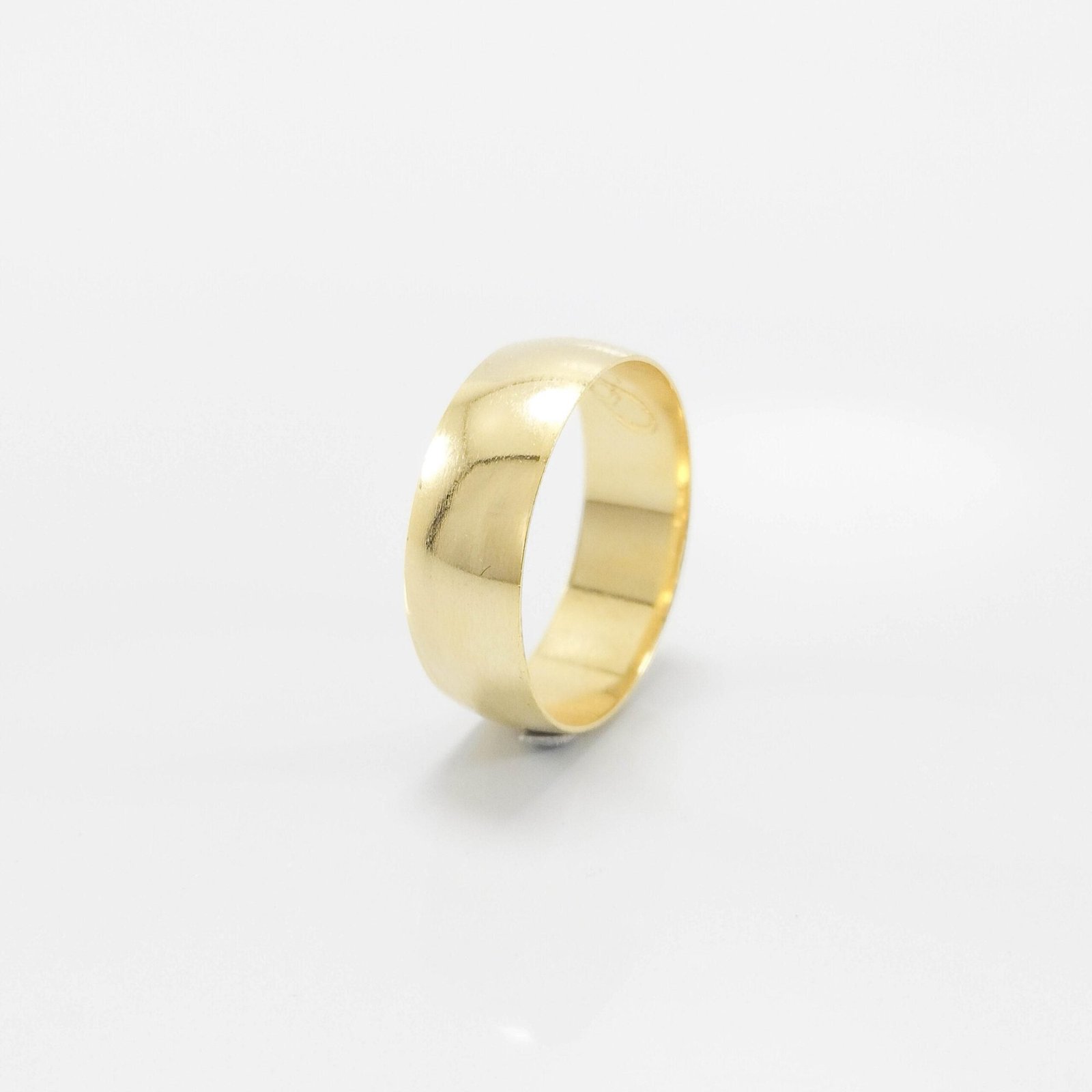 Aliança de Casamento 6mm Abaulada Reta Ouro 18k (Unidade) - Imagem 2