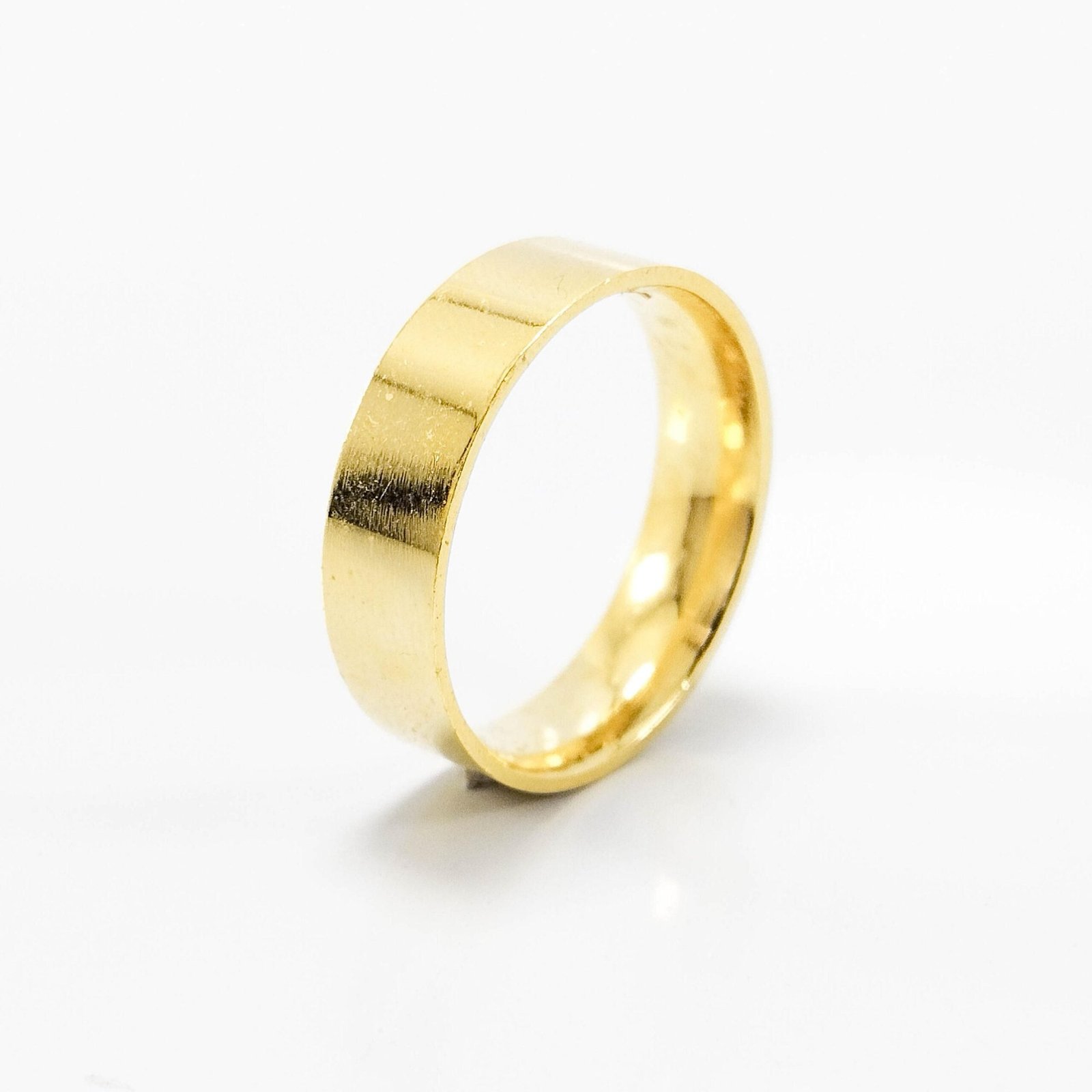 Aliança de Casamento 6mm Reta Semi Anatomica Ouro 18k (Unidade) - Imagem 2