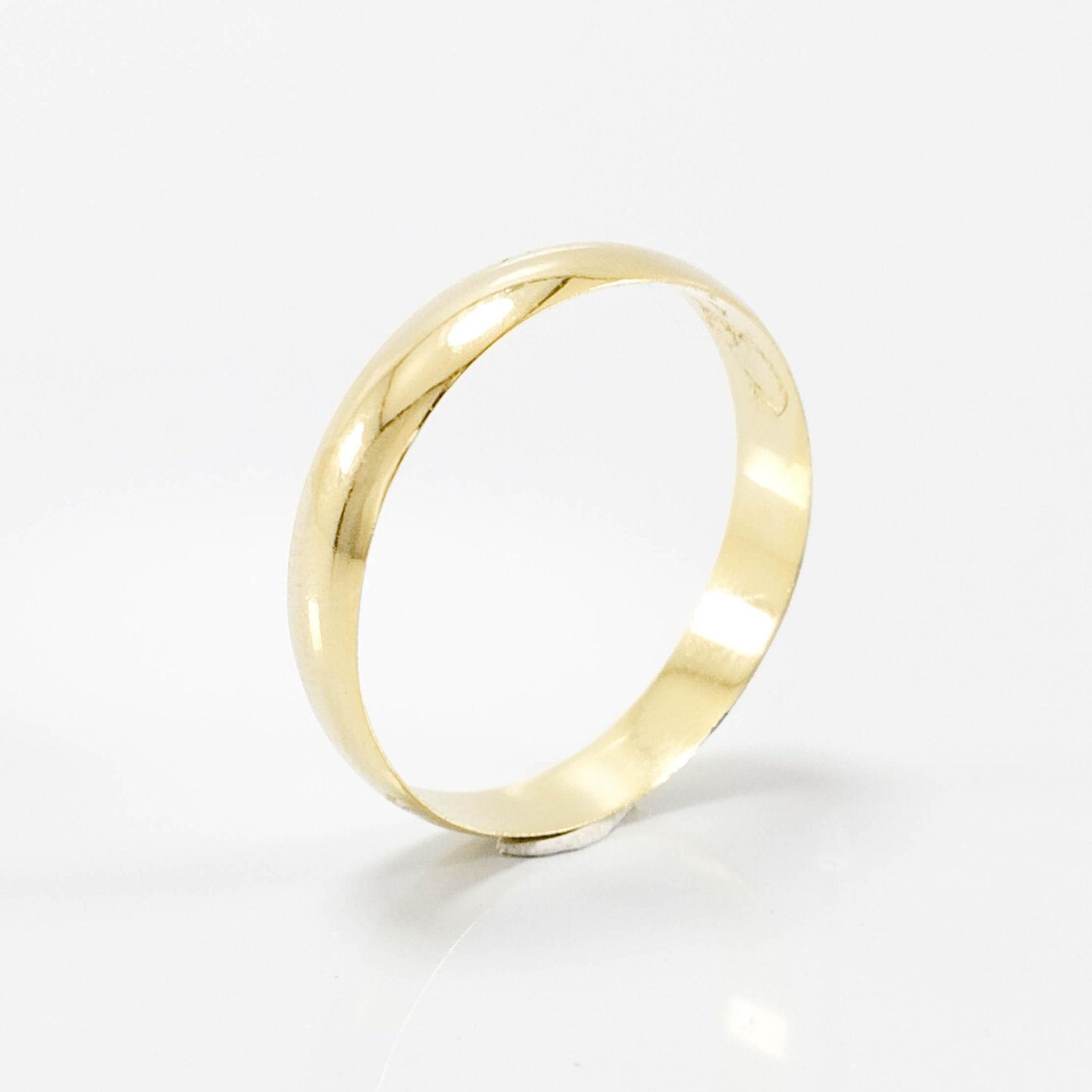 Aliança de Casamento 4mm Abaulada Reta Ouro 18k (Unidade) - Imagem 2