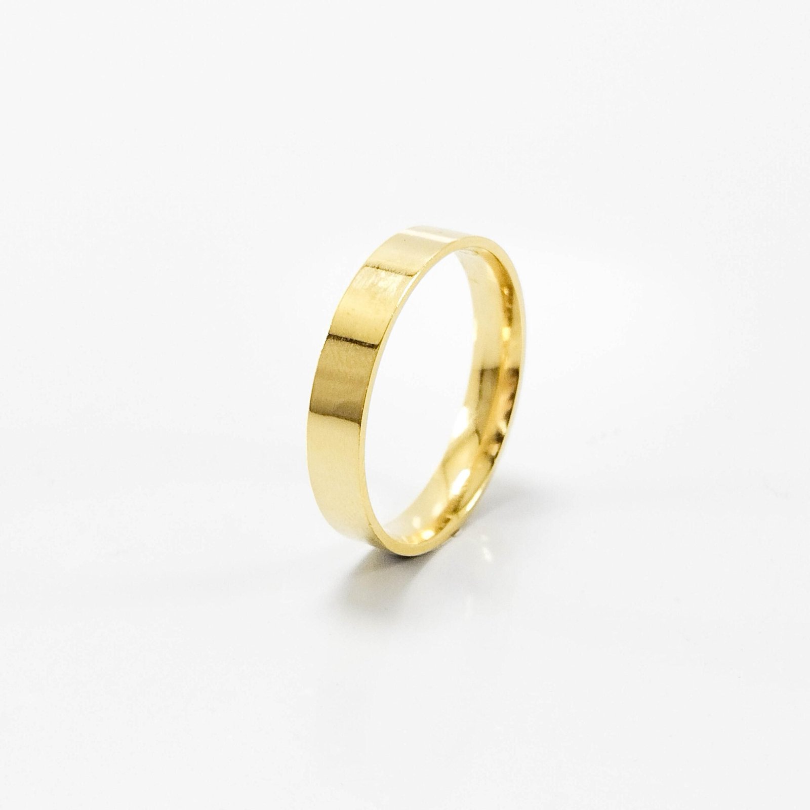 Aliança de Casamento 4mm Semi Anatomica Ouro 18k (Unidade) - Imagem 2