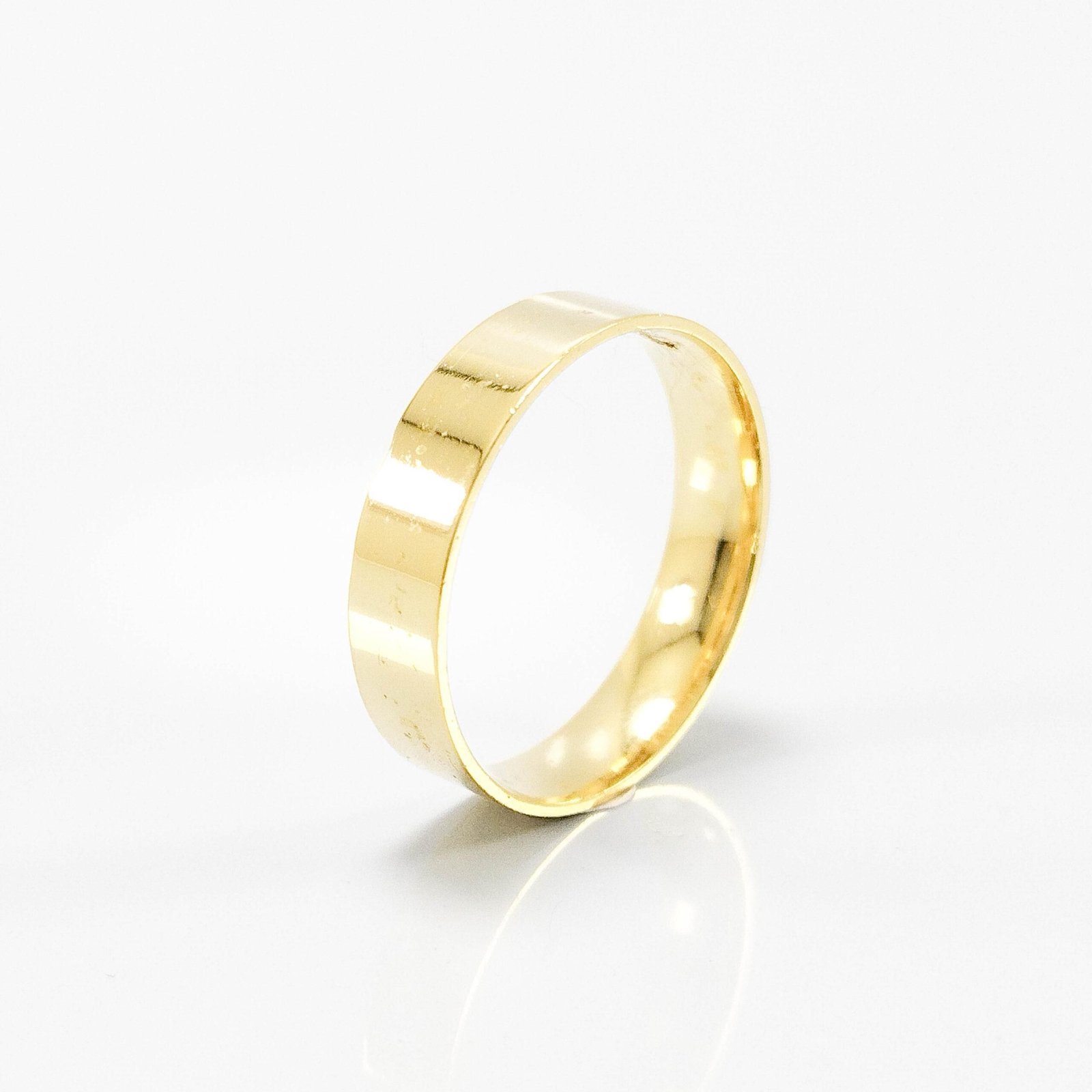 Aliança de Casamento 5mm Semi Anatomica Ouro 18k (Unidade) - Imagem 3