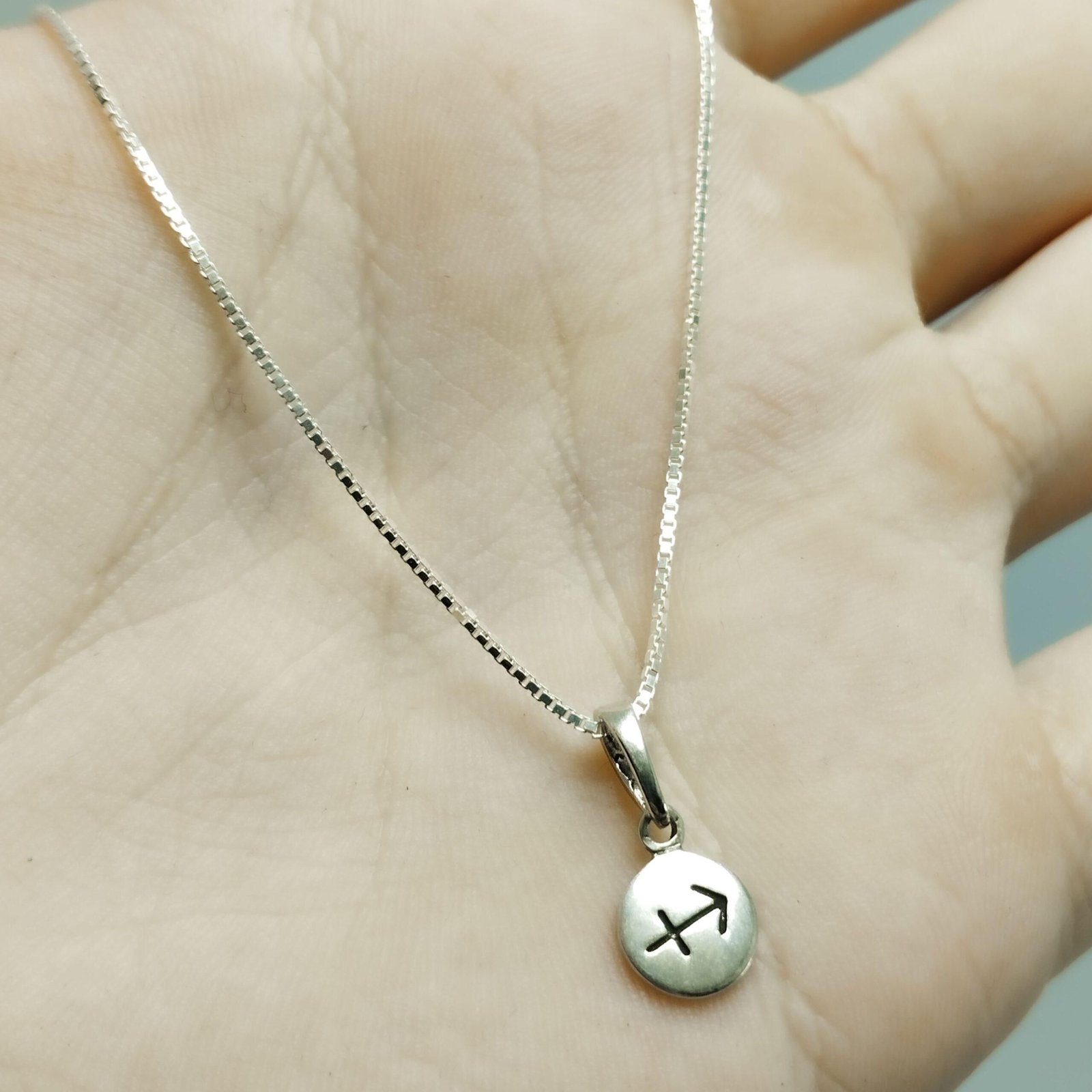 Colar Prata Signo Sagitário 2 - Imagem 3