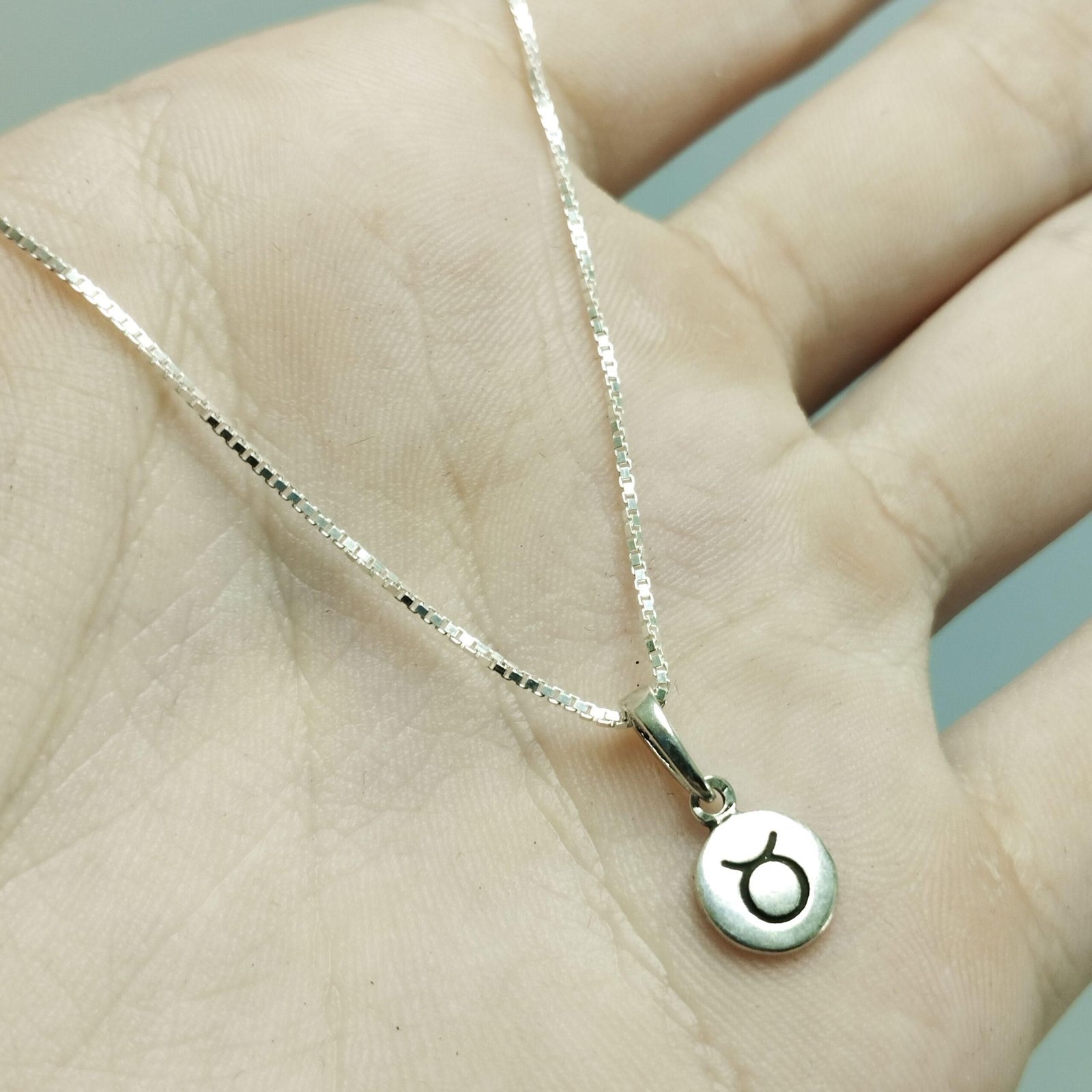 Colar Prata Signo Touro - Imagem 3