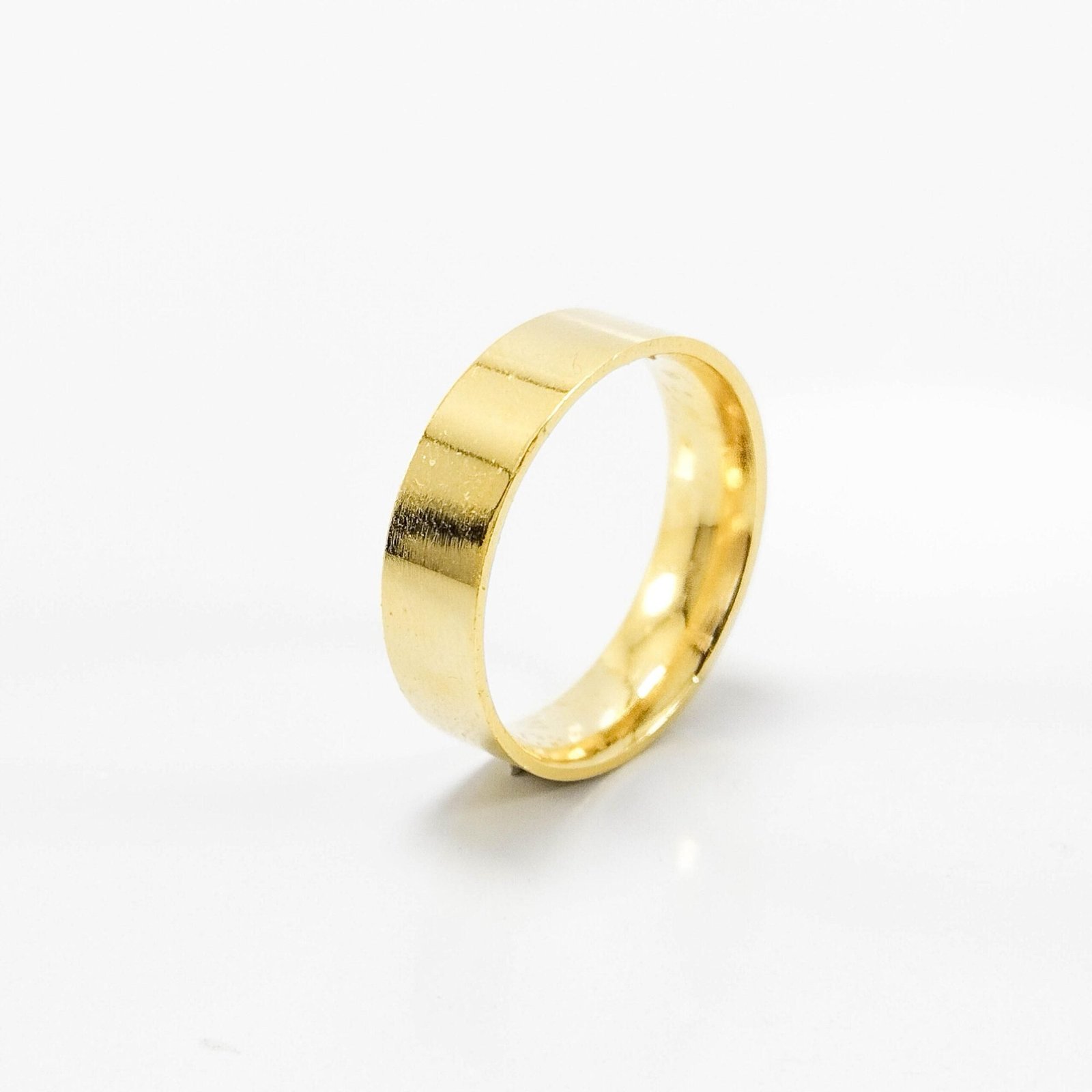 Aliança de Casamento 6mm Reta Semi Anatomica Ouro 18k (Unidade) - Imagem 3