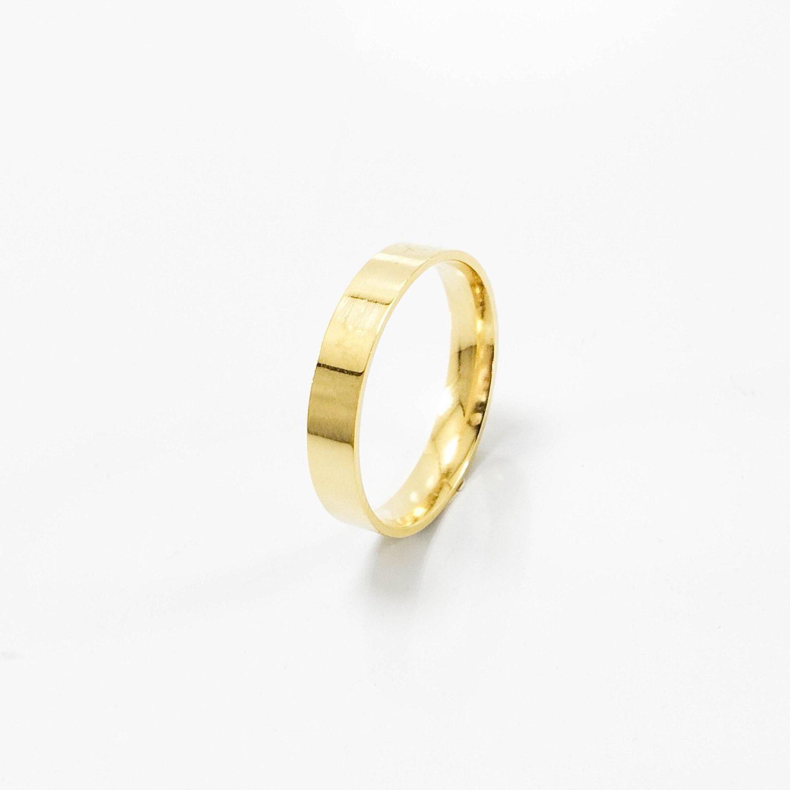 Aliança de Casamento 4mm Semi Anatomica Ouro 18k (Unidade) - Imagem 3