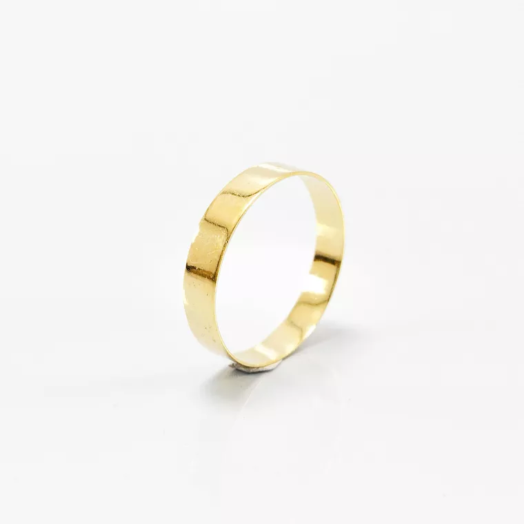 Aliança de Casamento 4mm Reta Ouro 18k (Unidade) - Imagem 2