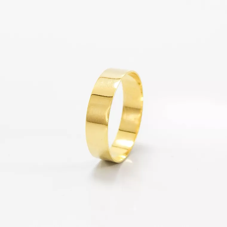 Aliança de Casamento 5mm Reta Ouro 18k (Unidade) - Imagem 2