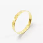 Aliança de Casamento 3mm Reta Ouro 18k (Unidade)