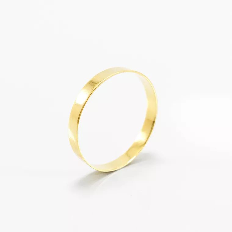 Aliança de Casamento 3mm Reta Ouro 18k (Unidade) - Imagem 2